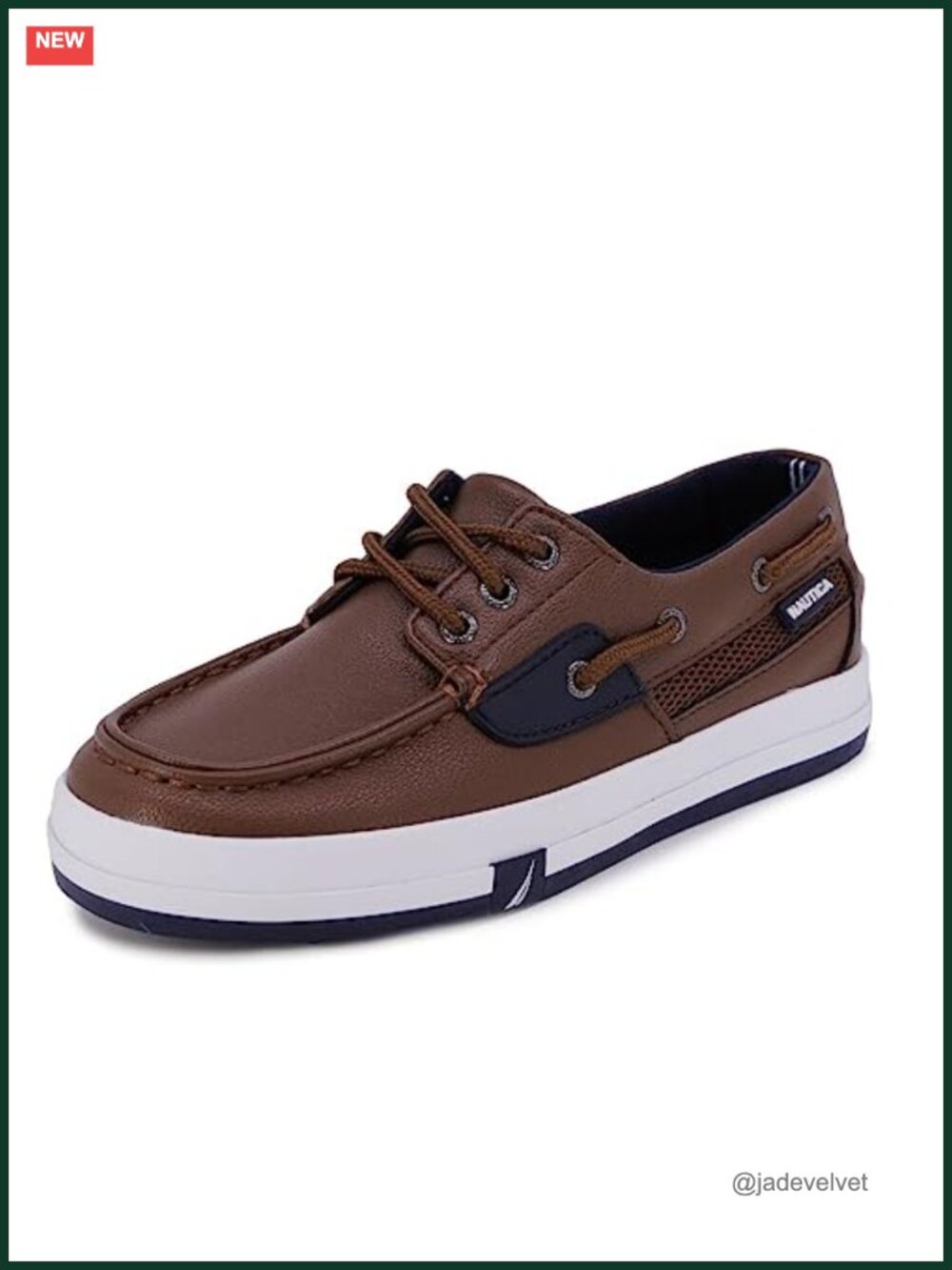 Vegan Leather & Rubber Boat Shoe Loafers - Casual Sneakers for School